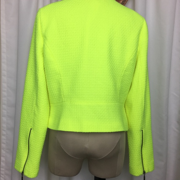 SOLD ❗️a.n.a. Neon Yellow Jacket Blazer Size XL 💛 - Picture 6 of 8